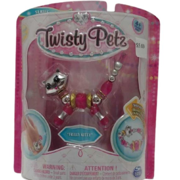 Twisty Petz Frilly Kitty Series 1 Twist Pet Pink and Gold Cat New in Package - Picture 1 of 1